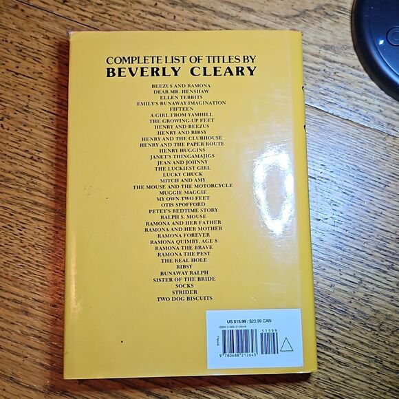(3/$15B) Ellen Tebbits Beverly Cleary Vintage Paperback Chapter Book | Classic - Picture 5 of 5